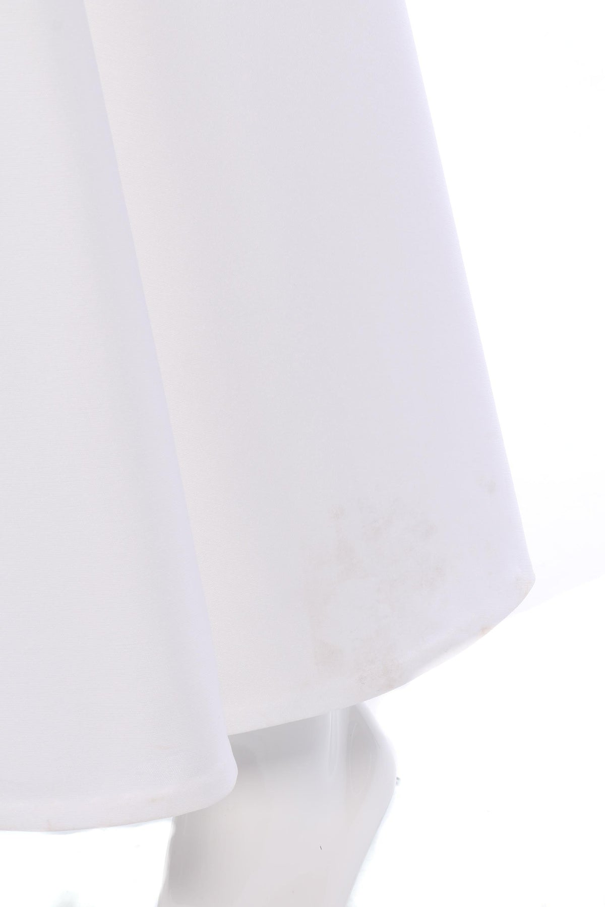 Vintage white wedding dress with flower lace and cuffed sleeves - Ava & Iva