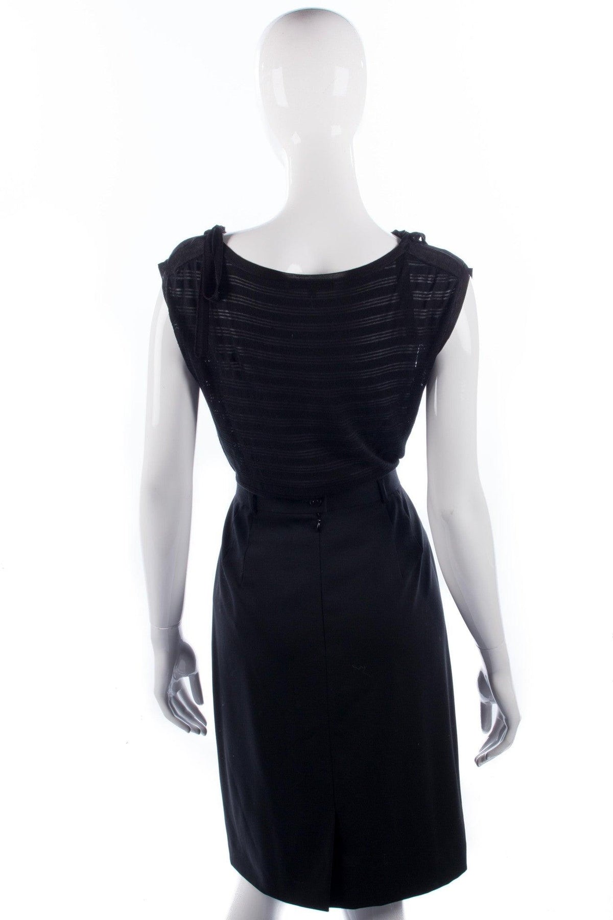 Escada Margaretha Ley Black 100% Wool Pencil Skirt 42 (UK14/16) - Ava & Iva