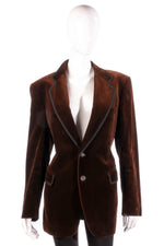 Ritex of Switzerland brown velvet jacket
