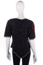 Sequinned evening top Laurence Kazar New York - Ava & Iva