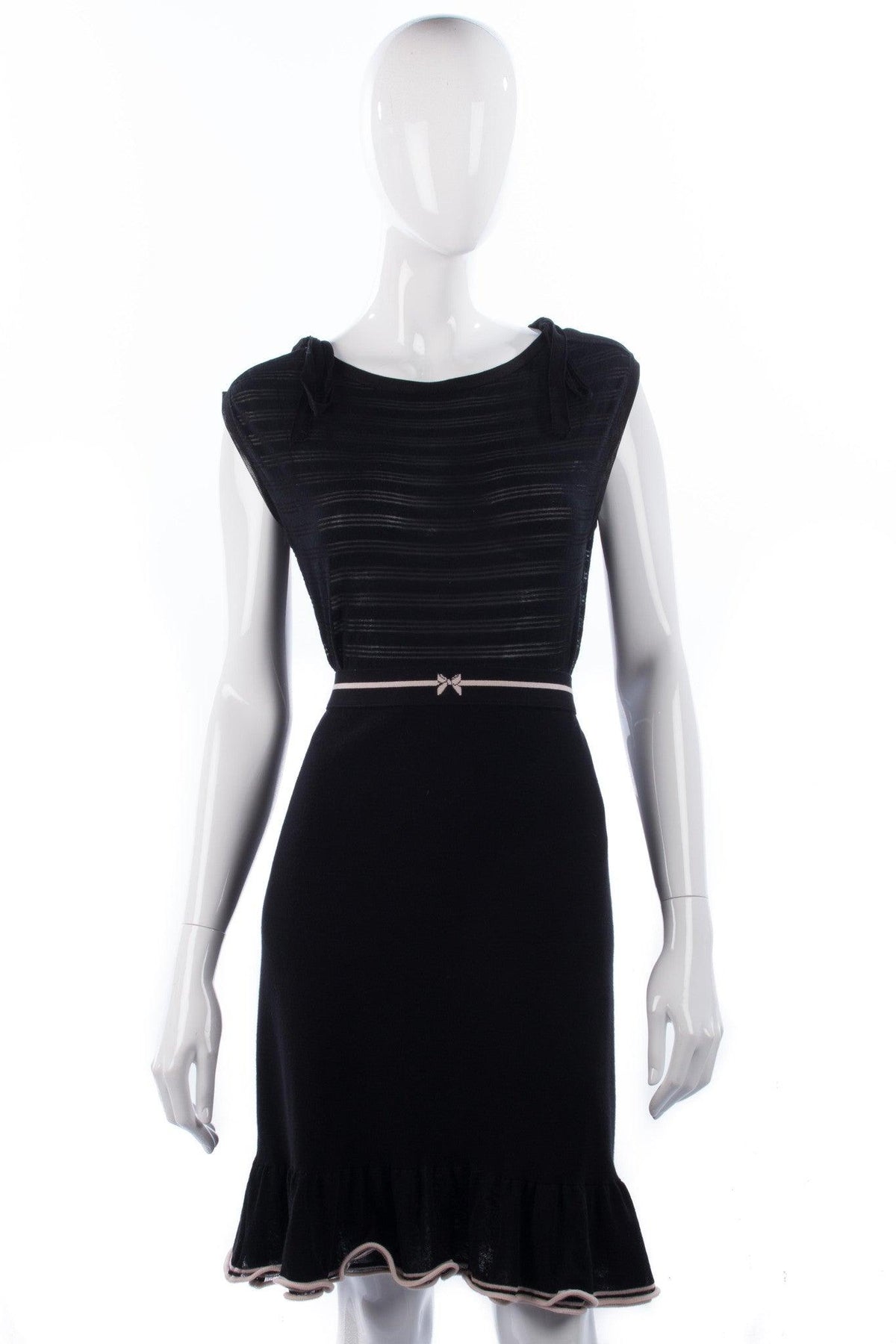 MARCCAIN Black Knit Skirt Size 12, RRP £259 BNWT - Ava & Iva