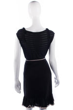 MARCCAIN Black Knit Skirt Size 12, RRP £259 BNWT - Ava & Iva