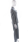 Versace Classic V2 Touser Suit Grey Wool IT Size 42 (UK10) - Ava & Iva