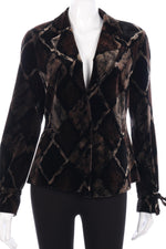 Monica Magni velvet jacket, size 14/16 - Ava & Iva