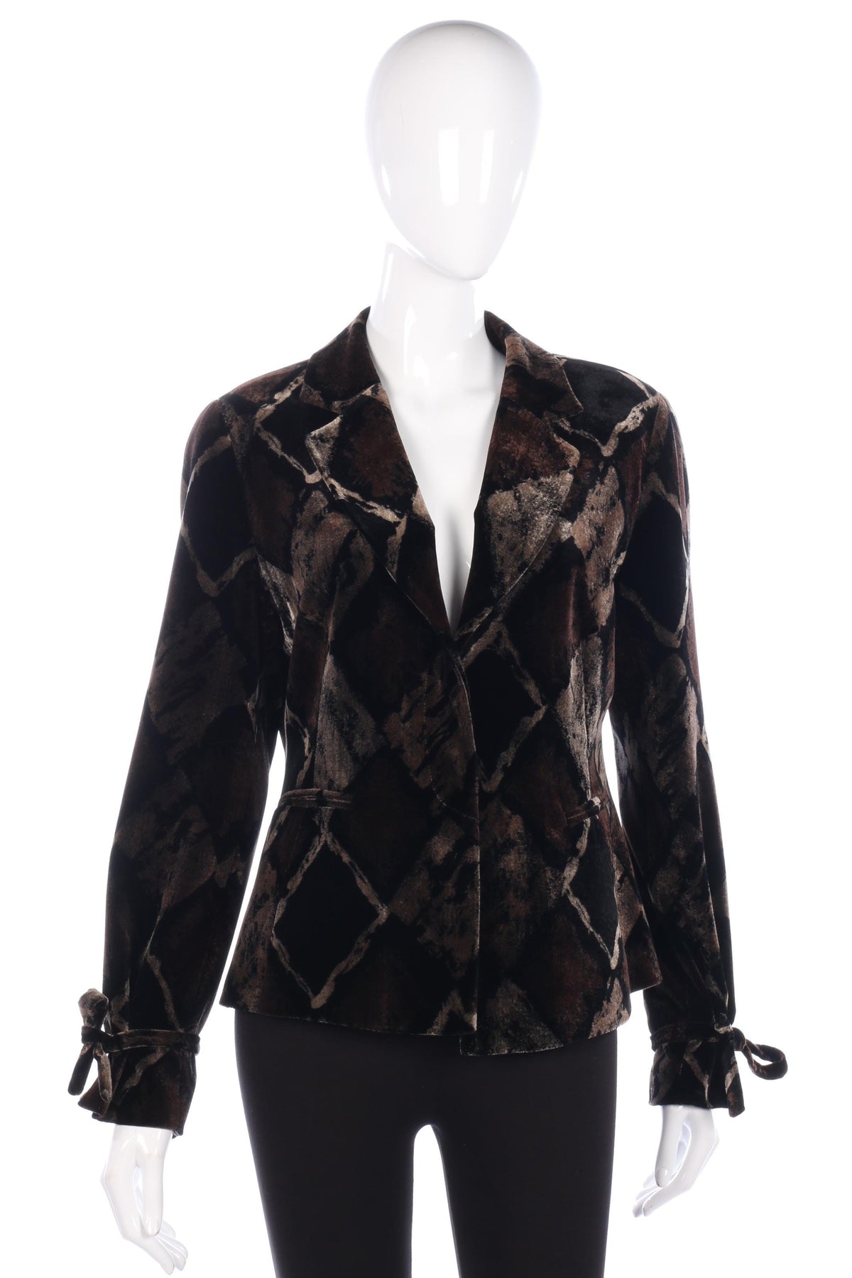 Monica Magni velvet jacket, size 14/16 - Ava & Iva