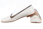 Rupert Sanderson Cream Leather Loafers Size 37 - Ava & Iva