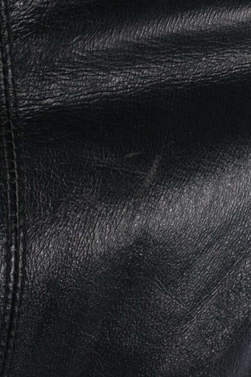 Outbrook women's black leather coat size 14/16 - Ava & Iva