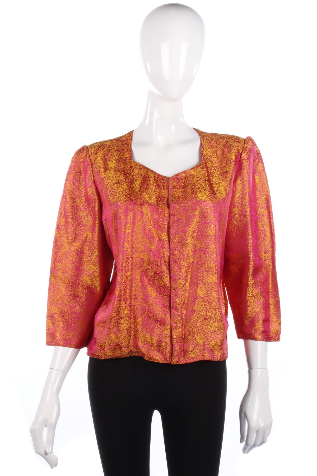 Lovely pink and gold summer jacket/blouse, size M/L - Ava & Iva