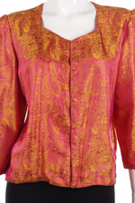 Lovely pink and gold summer jacket/blouse, size M/L - Ava & Iva