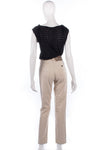 Armani Jeans High Waisted Cream Size 23 inch waist. - Ava & Iva
