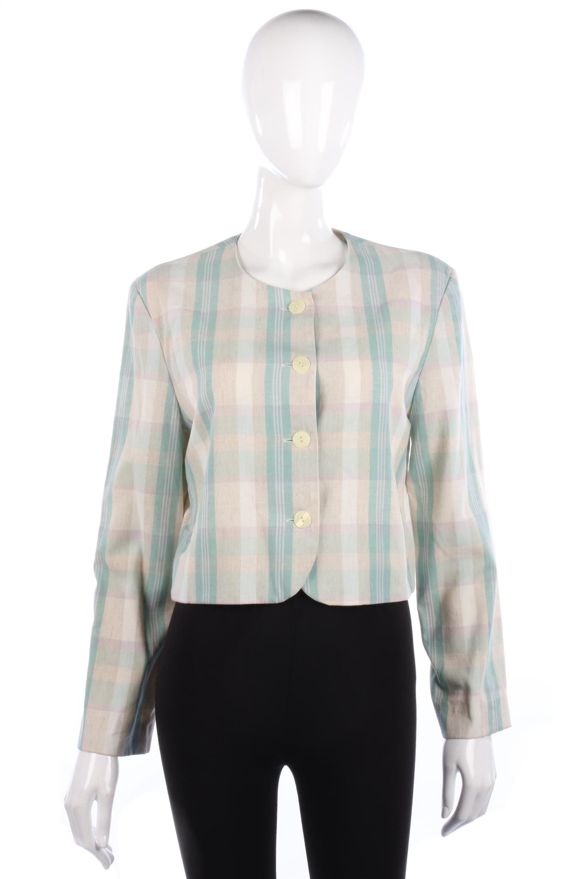 Laura Ashley vintage summer box jacket size UK 12 - Ava & Iva