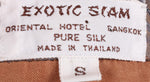 Exotic Siam Pure Silk Blazer Bronze Size S/M - Ava & Iva