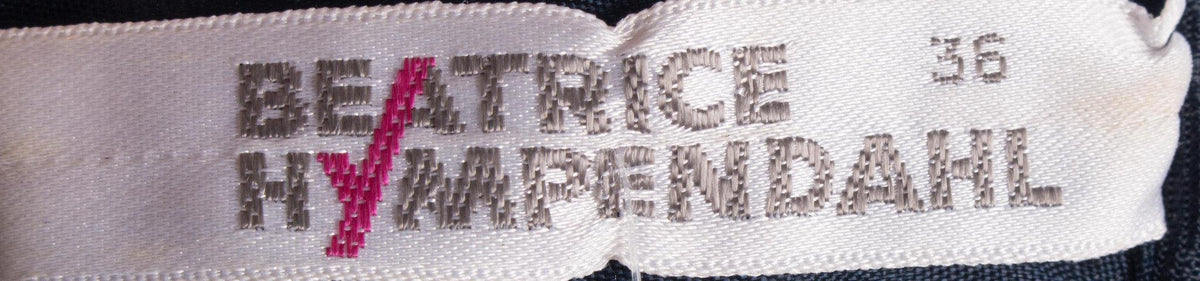 Beatrice Hypendahl dress size 8 white and blue - Ava & Iva