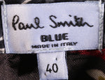 Paul Smith Blue Label Dress 100% Silk Black and White Floral Size 40 UK12 - Ava & Iva