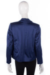 Jaeger Dinner Jacket Style Jacket Blue wih Black Edging Size 8 - Ava & Iva