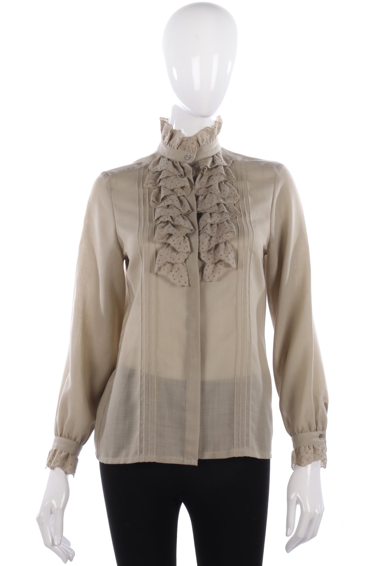 Lovely Ravens ruffle blouse size 12 - Ava & Iva