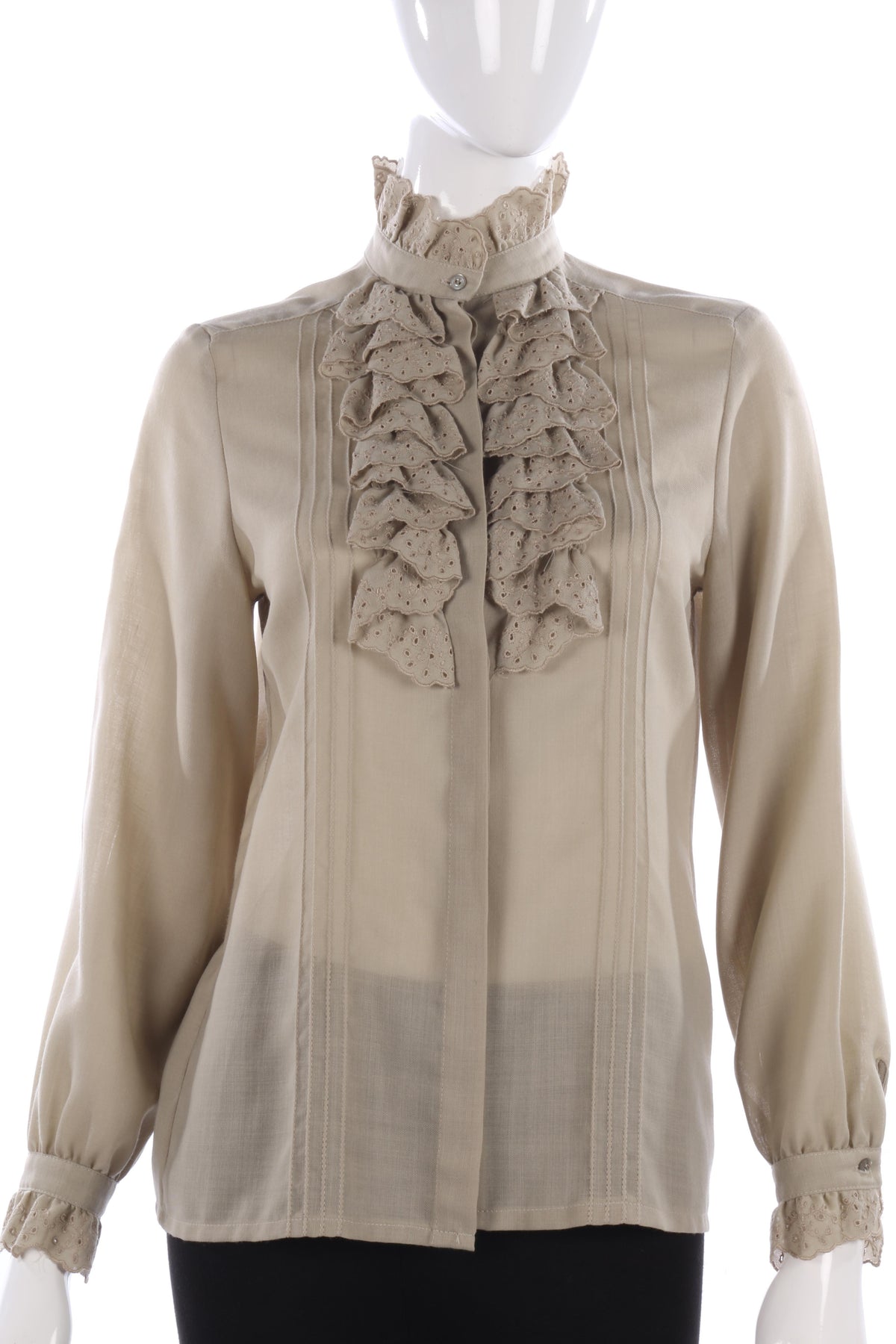 Lovely Ravens ruffle blouse size 12 - Ava & Iva