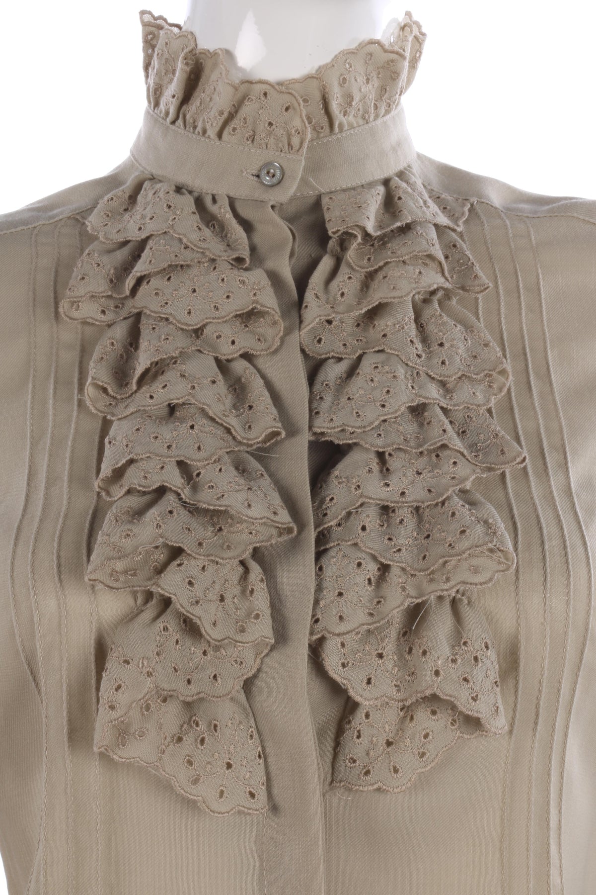 Lovely Ravens ruffle blouse size 12 - Ava & Iva