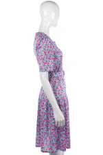 Vintage drop waist belted floral dress. - Ava & Iva