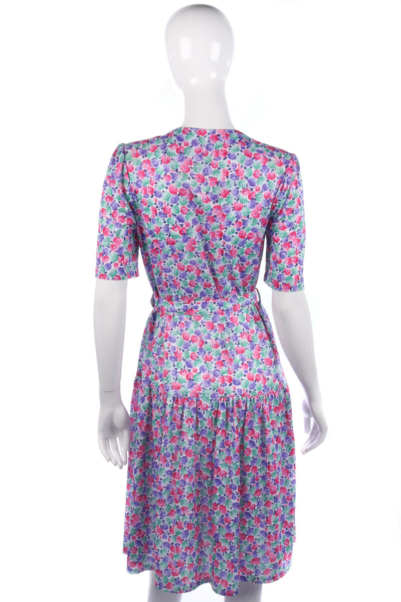 Vintage drop waist belted floral dress. - Ava & Iva