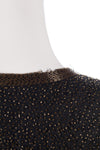 Razzle Dazzle Sequinned Jacket Black and Gold  UK 12/14 - Ava & Iva