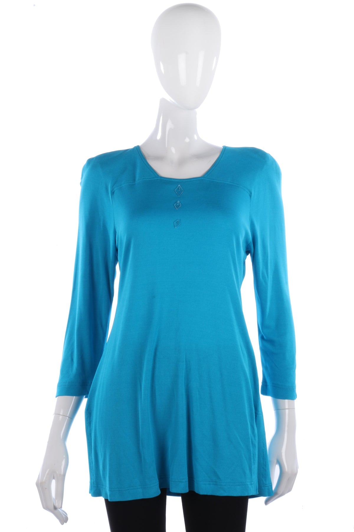 Jean Muir Vintage Blue Top UK 12/14 - Ava & Iva