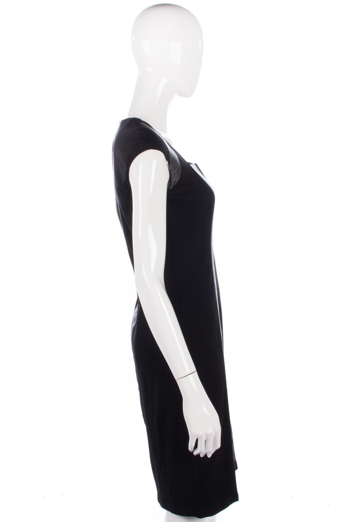 Bernshaw Classic Black Fitted Dress UK Size 10 - Ava & Iva