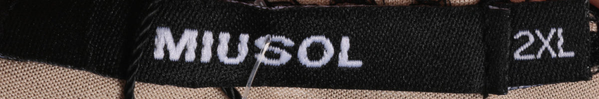 Miusol black lace evening dress size XL - Ava & Iva