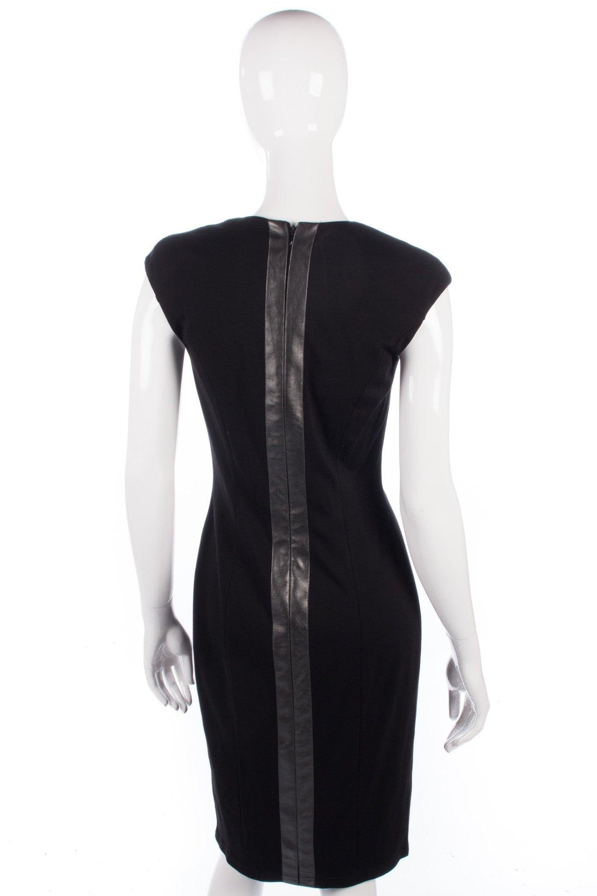 Bernshaw Classic Black Fitted Dress UK Size 10 - Ava & Iva