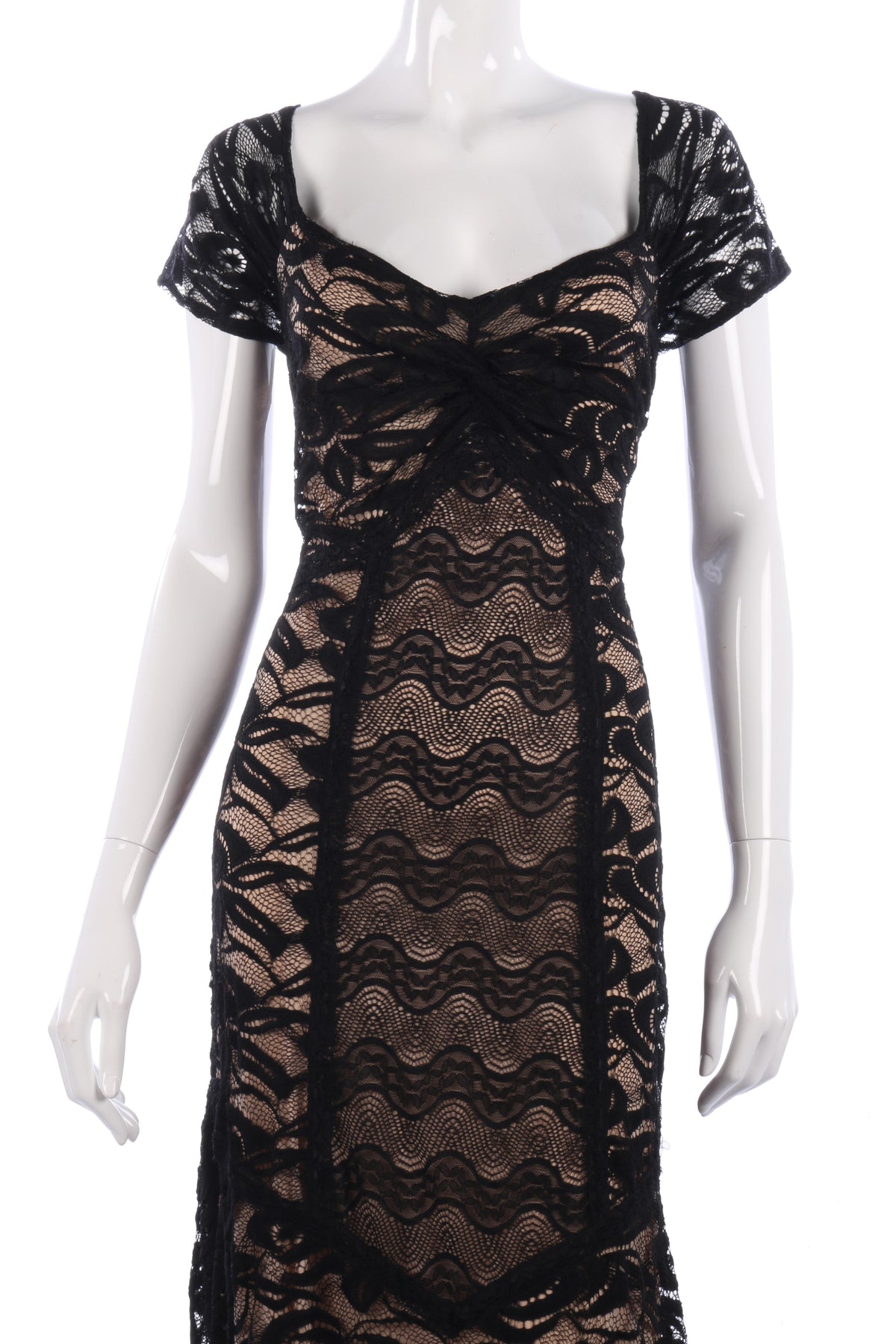 Miusol black lace evening dress size XL - Ava & Iva