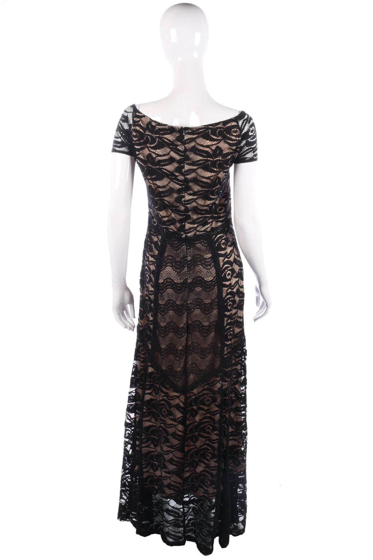 Miusol black lace evening dress size XL - Ava & Iva