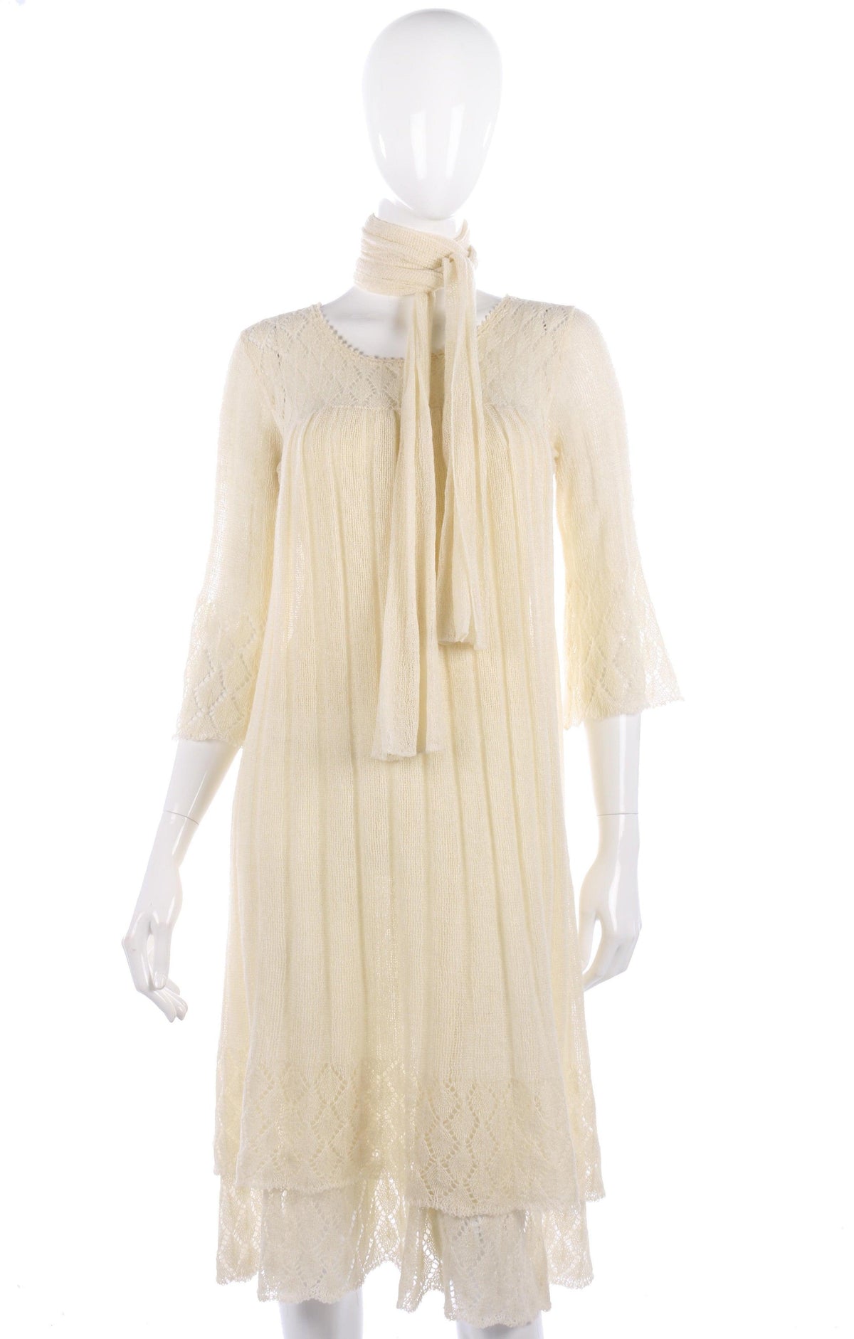 Fabulous vintage fine knit dress size S/M - Ava & Iva