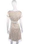 Fenn Wright Manson Silk Chiffon Dress Cream Floral Size 16 - Ava & Iva