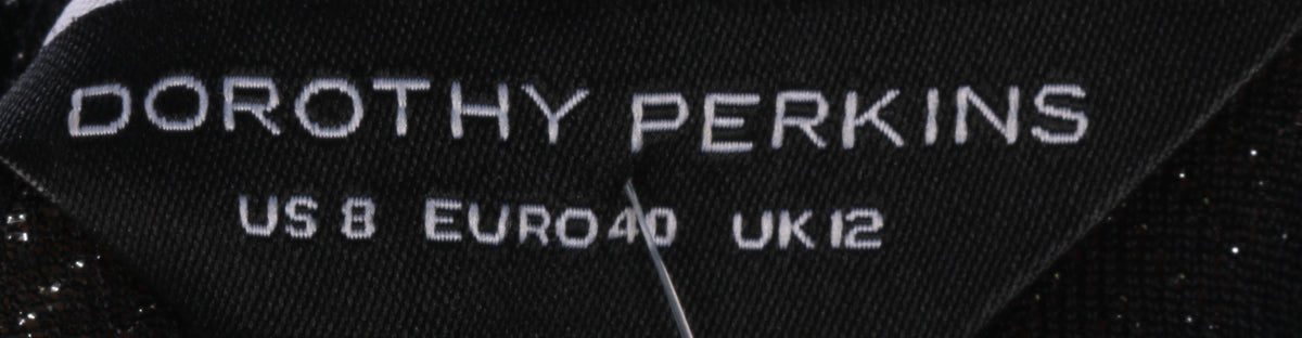 Dorothy Perkins silver sparkly dress size 12 - Ava & Iva