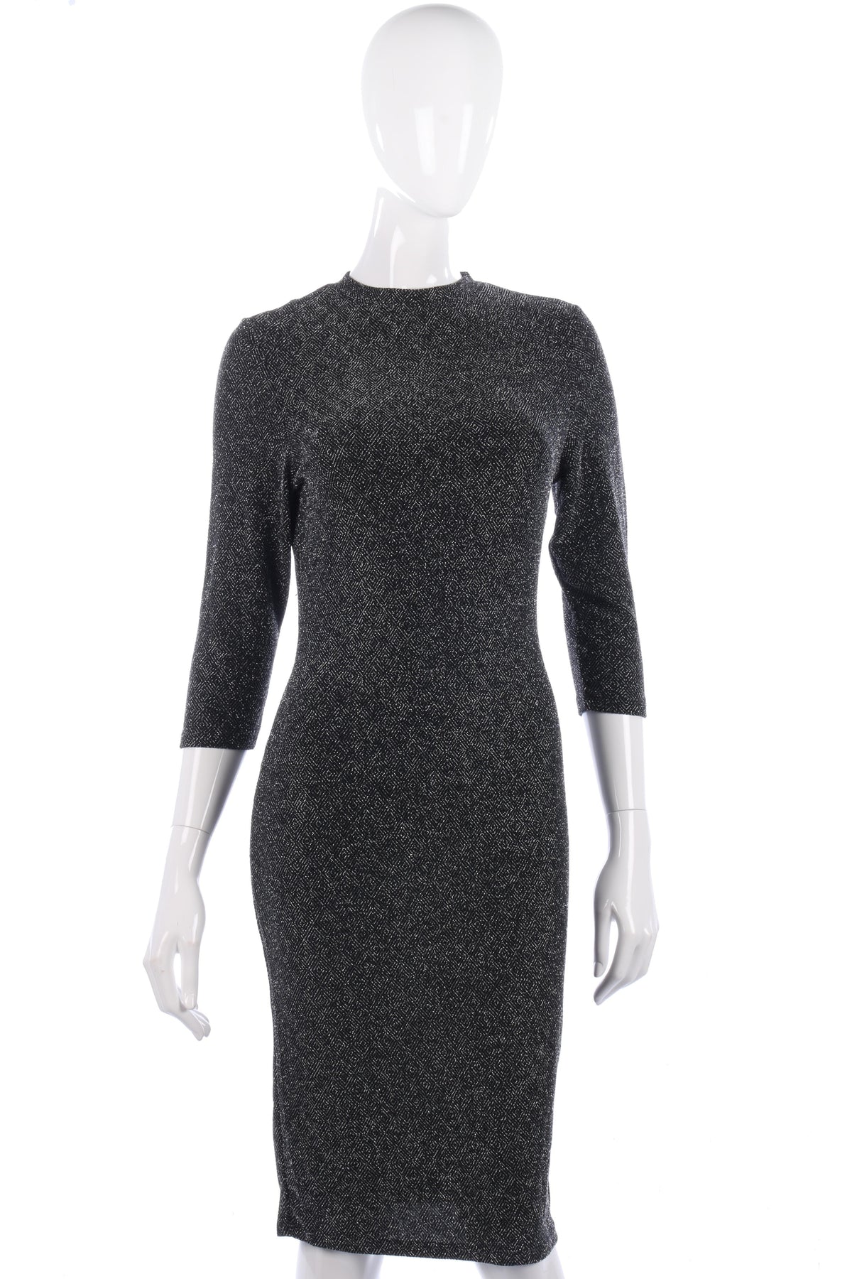 Dorothy Perkins silver sparkly dress size 12 - Ava & Iva