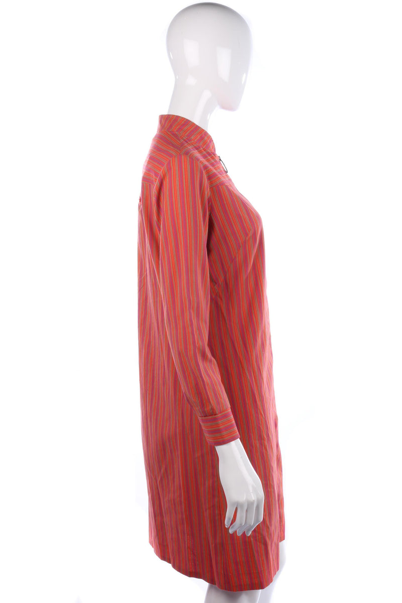Vintage cotton shirt zip up dress size M - Ava & Iva