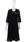 Fantastic 1940's crepe vintage dress size M/L - Ava & Iva