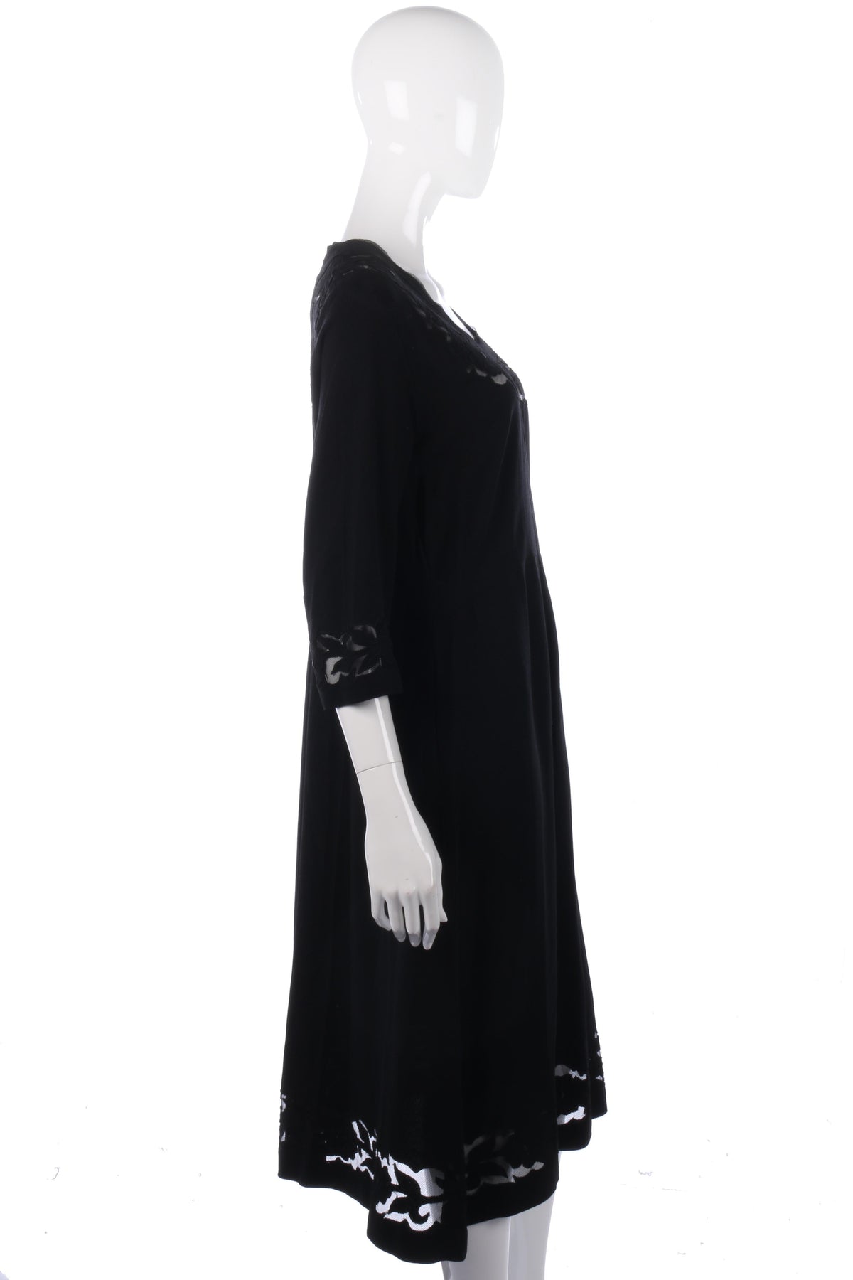 Fantastic 1940's crepe vintage dress size M/L - Ava & Iva