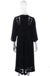 Fantastic 1940's crepe vintage dress size M/L - Ava & Iva