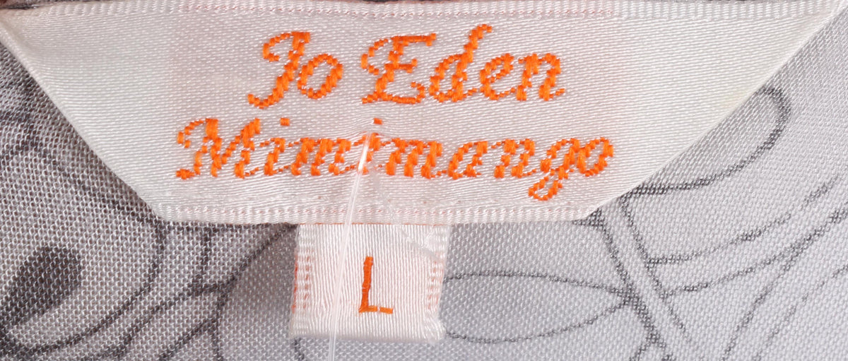 Jo Eden grey floral dress with sequin details size M - Ava & Iva