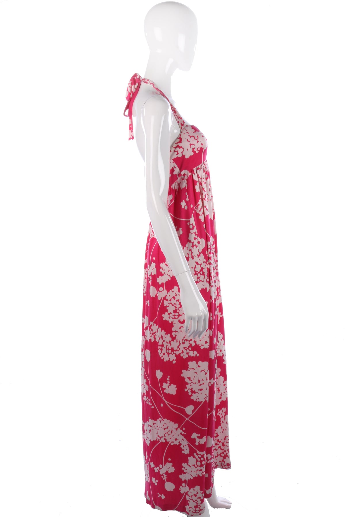 Tibi designer silk summer pink floral dress size S - Ava & Iva