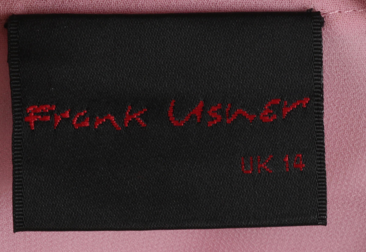 Amazing vintage Frank Usher pink beaded top and skirt - Ava & Iva