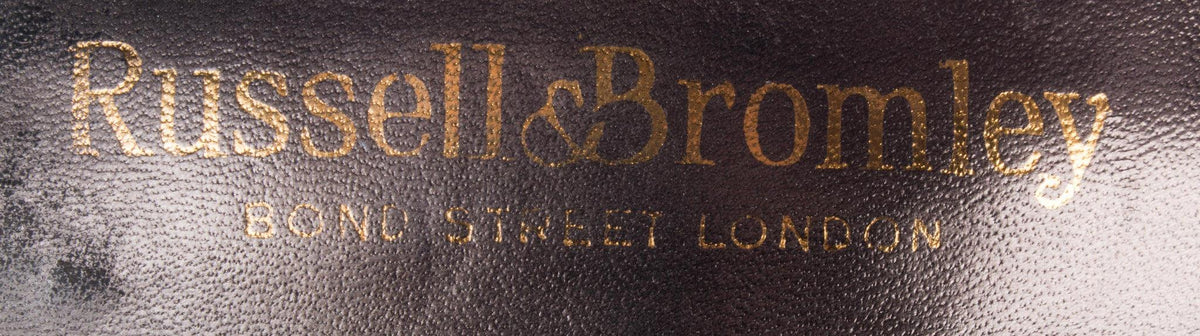 Russell and Bromley Grey Metallic Leather Peep Toe Heels Size 39 (UK 5.5) - Ava & Iva