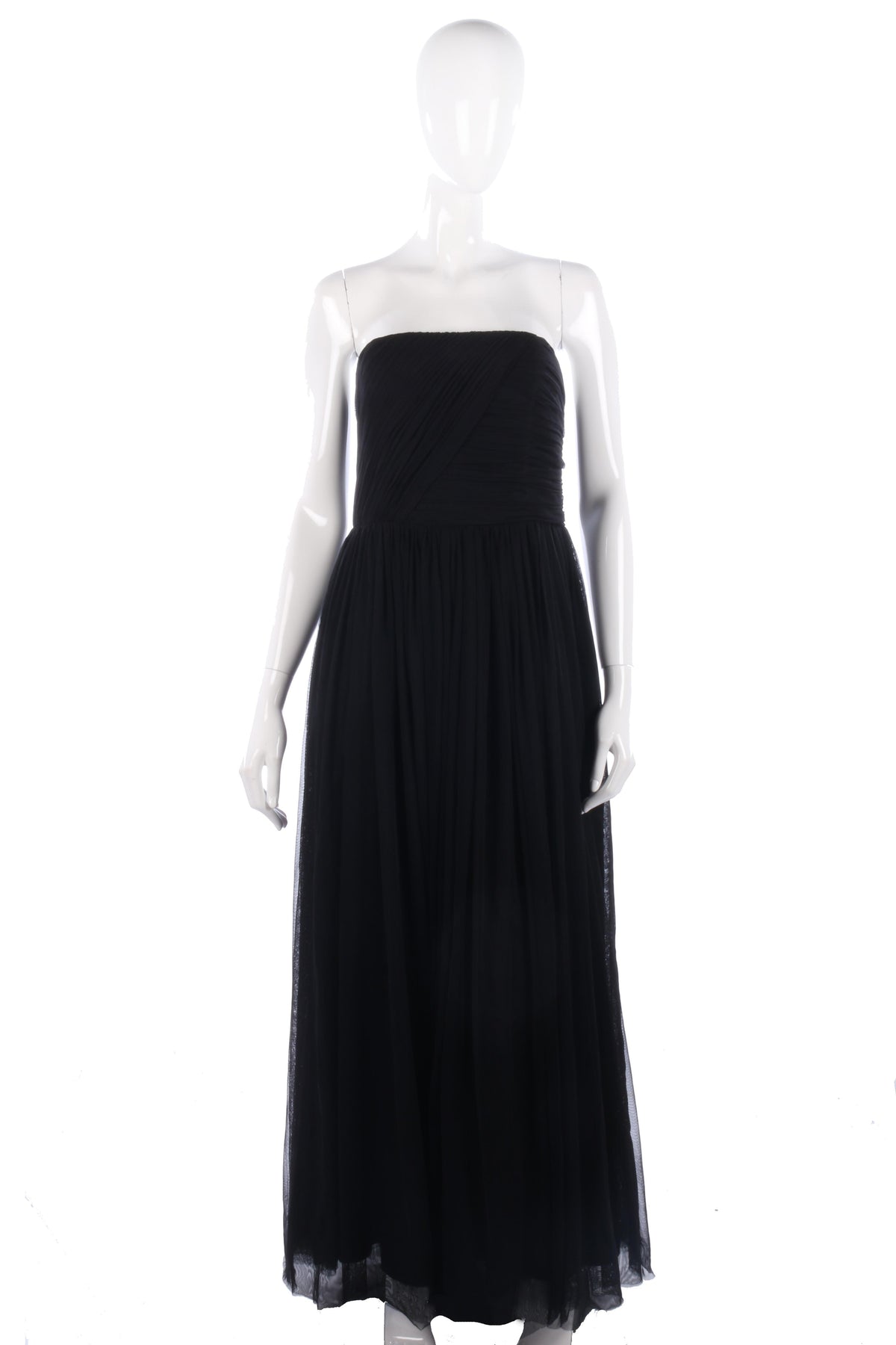 Coast black strapless dress size 12 - Ava & Iva