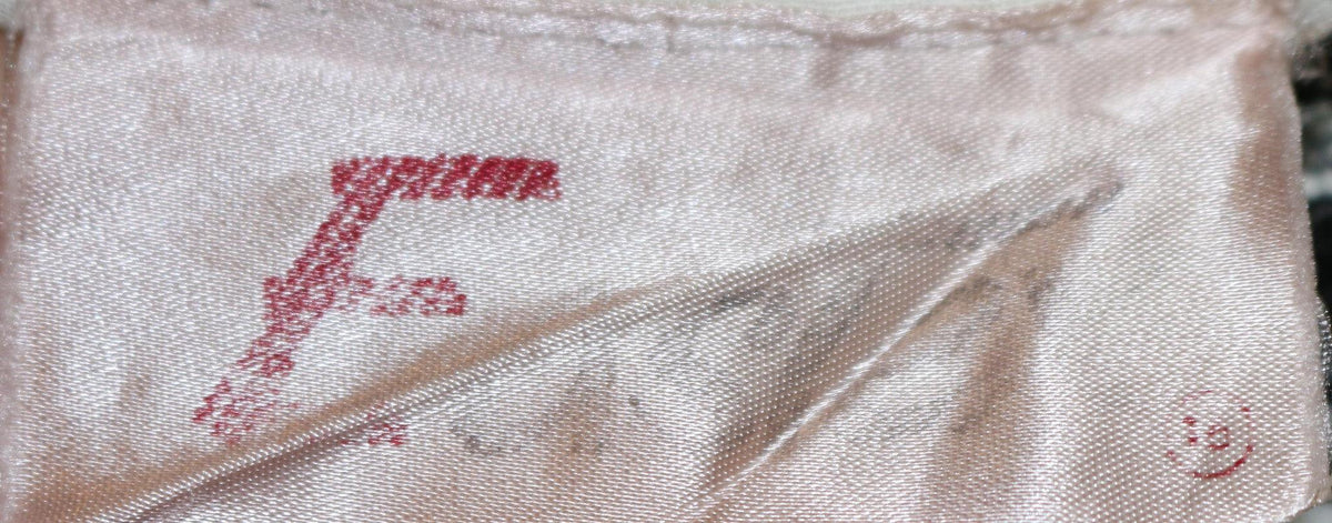 Eastex Vintage 1970 Boho Dress Whte Floral with Black Lace Detail UK10/12 - Ava & Iva