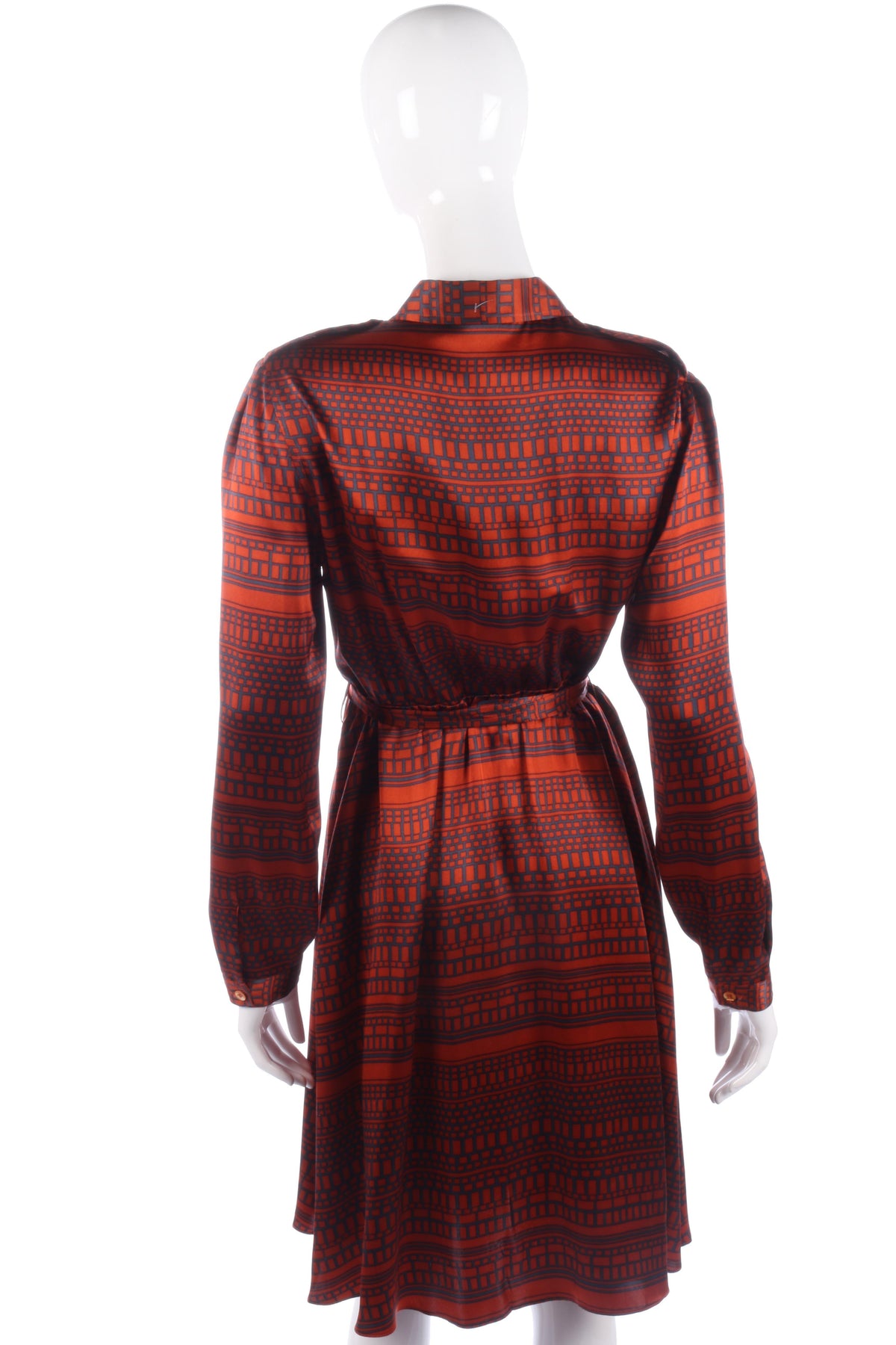 Silk L.K.Bennett orange dress size M/L - Ava & Iva