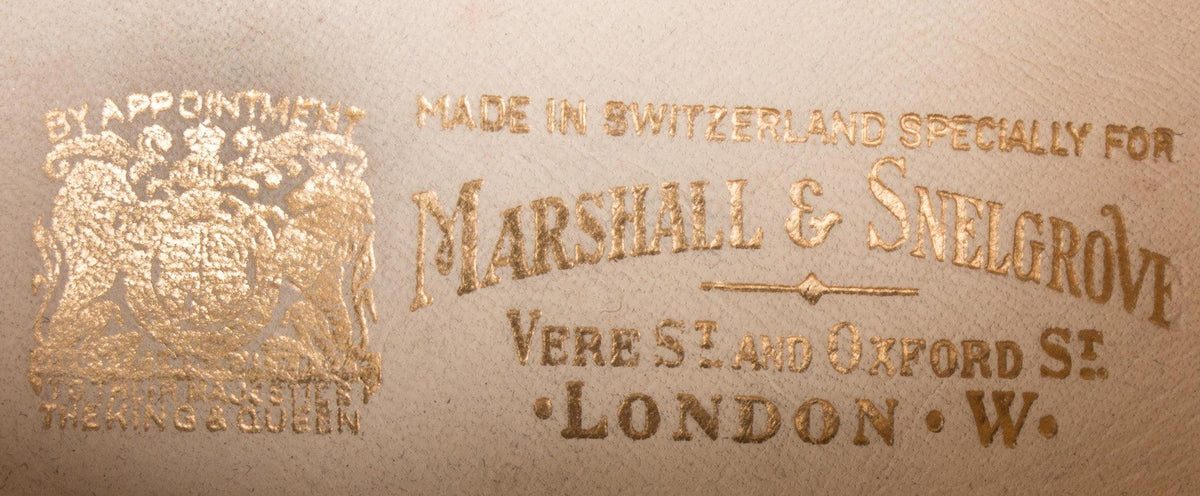 Marshall and Snellgrove Vintage Blue and Gold Brocade Shoes set UK Size 4. - Ava & Iva