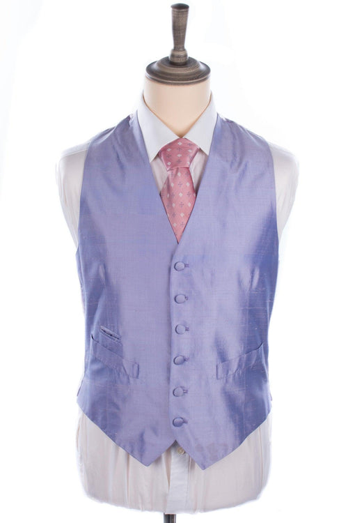 Tom Gilbey purple metallic waistcoat - Ava & Iva