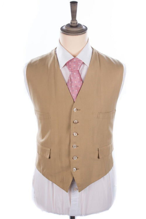Mens beige waistcoat - Ava & Iva