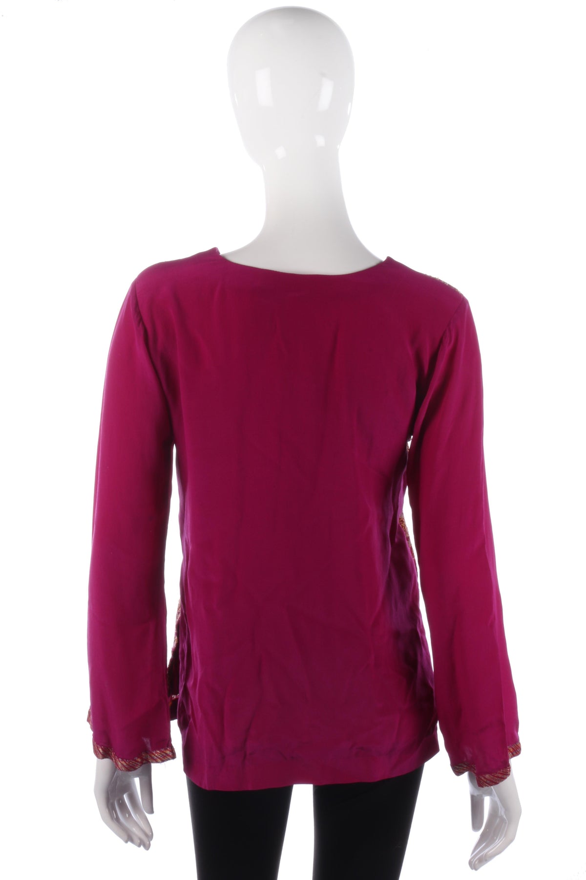 Vintage Silk Pink Summer Top size M - Ava & Iva